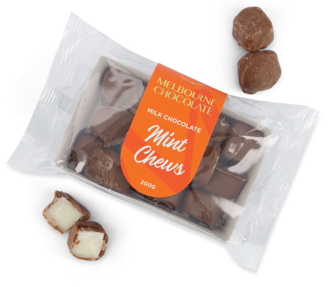 MILK CHOCOLATE MINT CHEWS