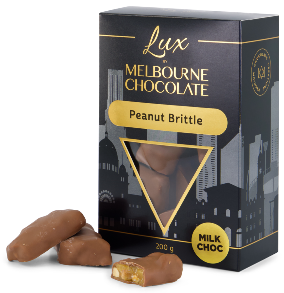MILK CHOCOLATE PEANUT BRITTLE