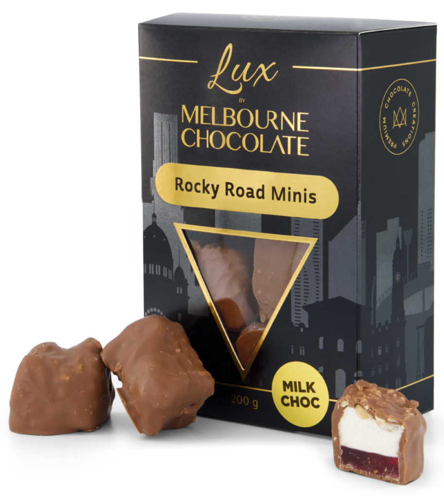 MILK CHOCOLATE ROCKY ROAD MINIS