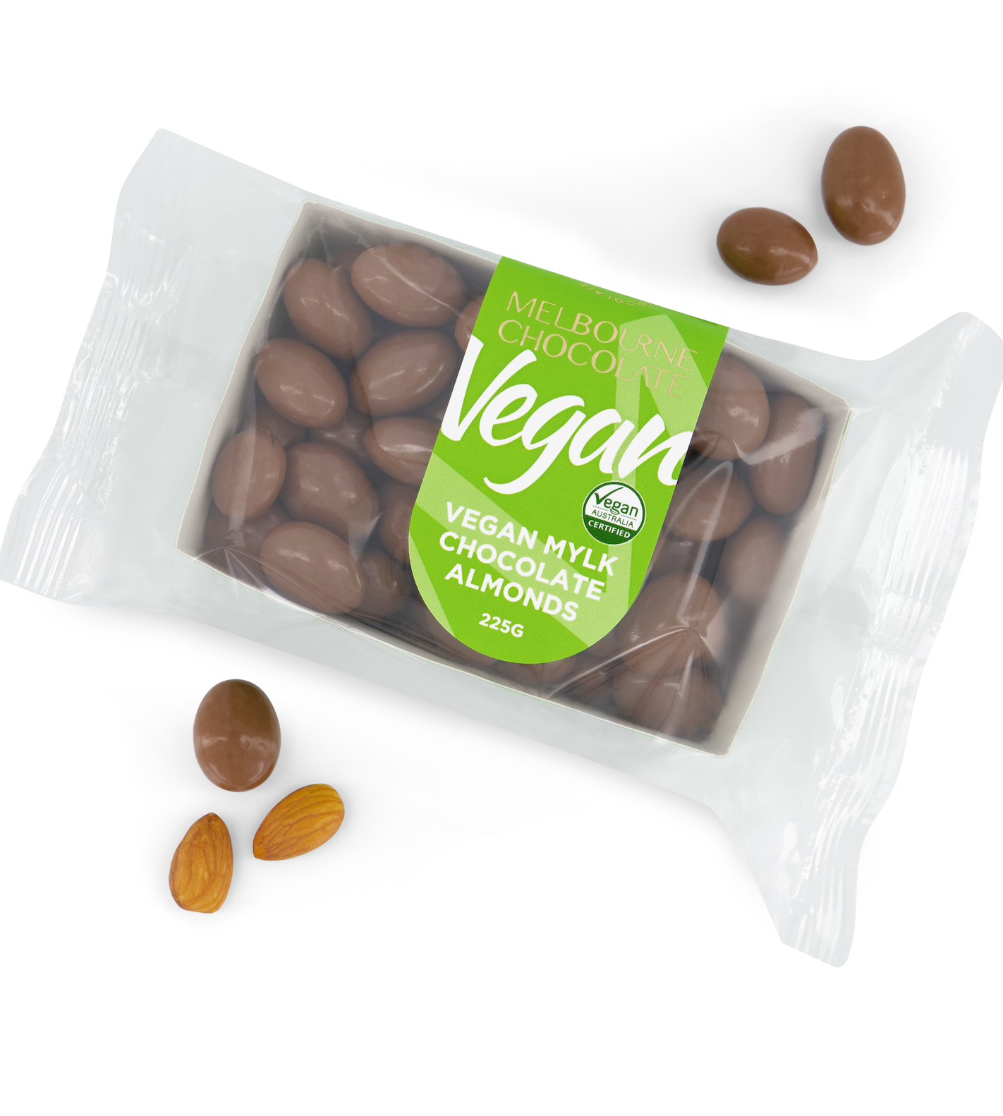 VEGAN MYLK CHOCOLATE ALMONDS