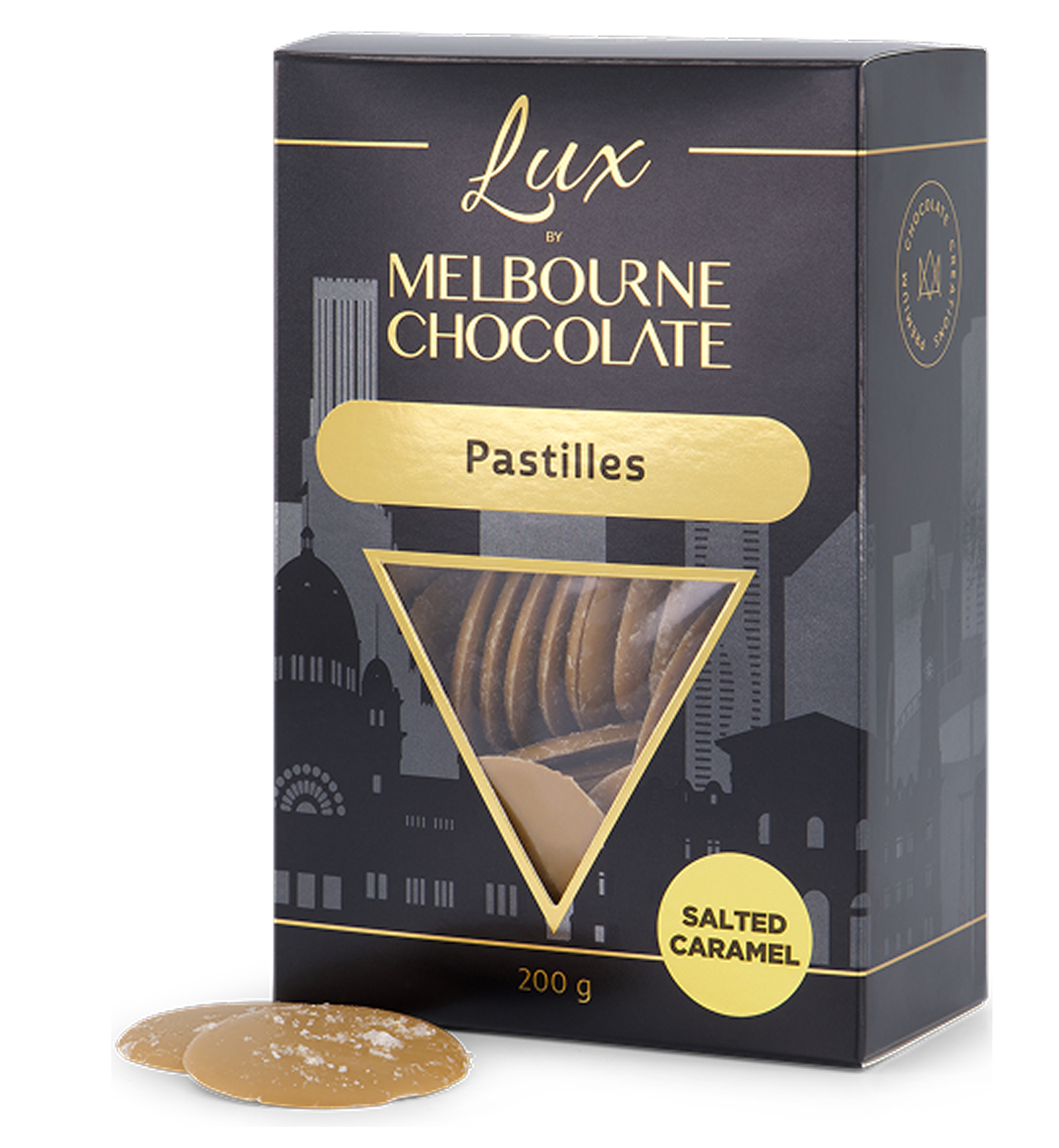 ALTED CARAMEL PASTILLES