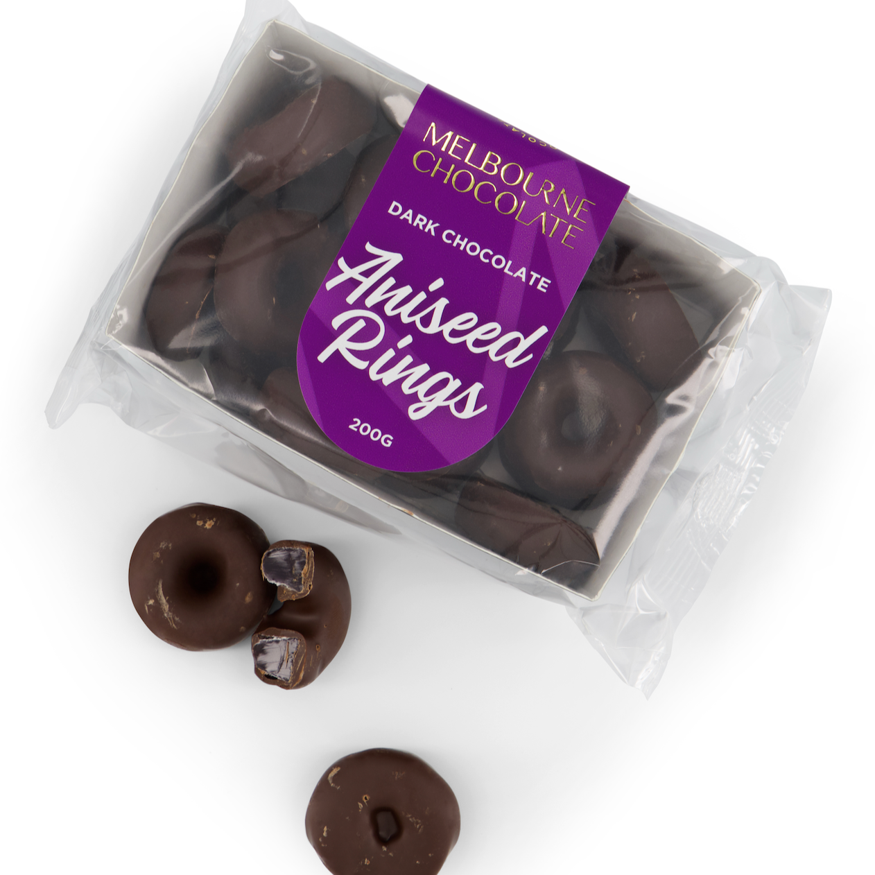 DARK CHOCOLATE ANISEED RINGS