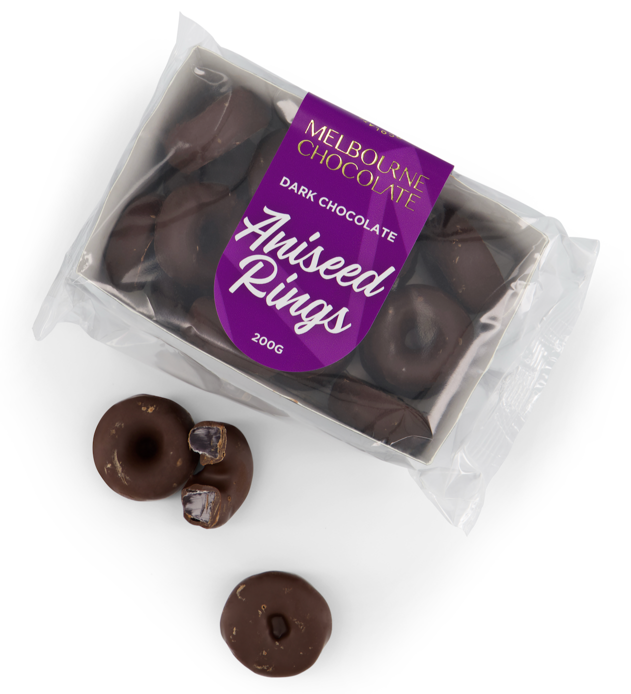 DARK CHOCOLATE ANISEED RINGS
