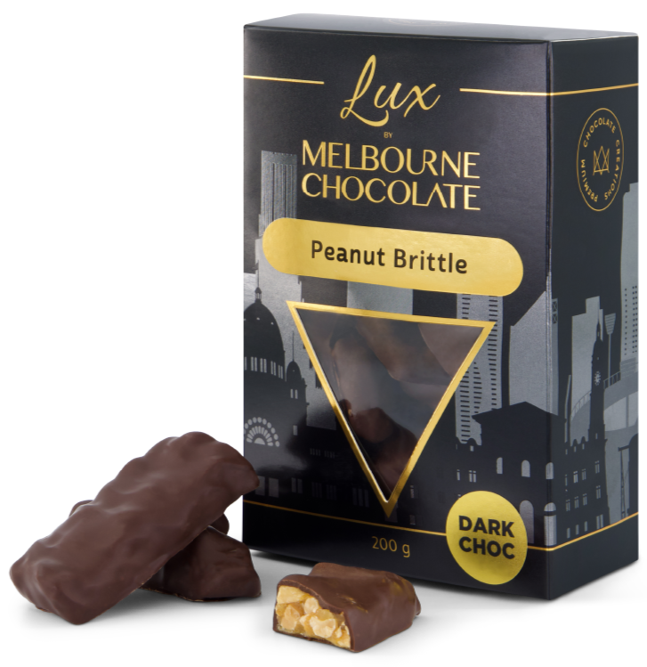 DARK PEANUT BRITTLE