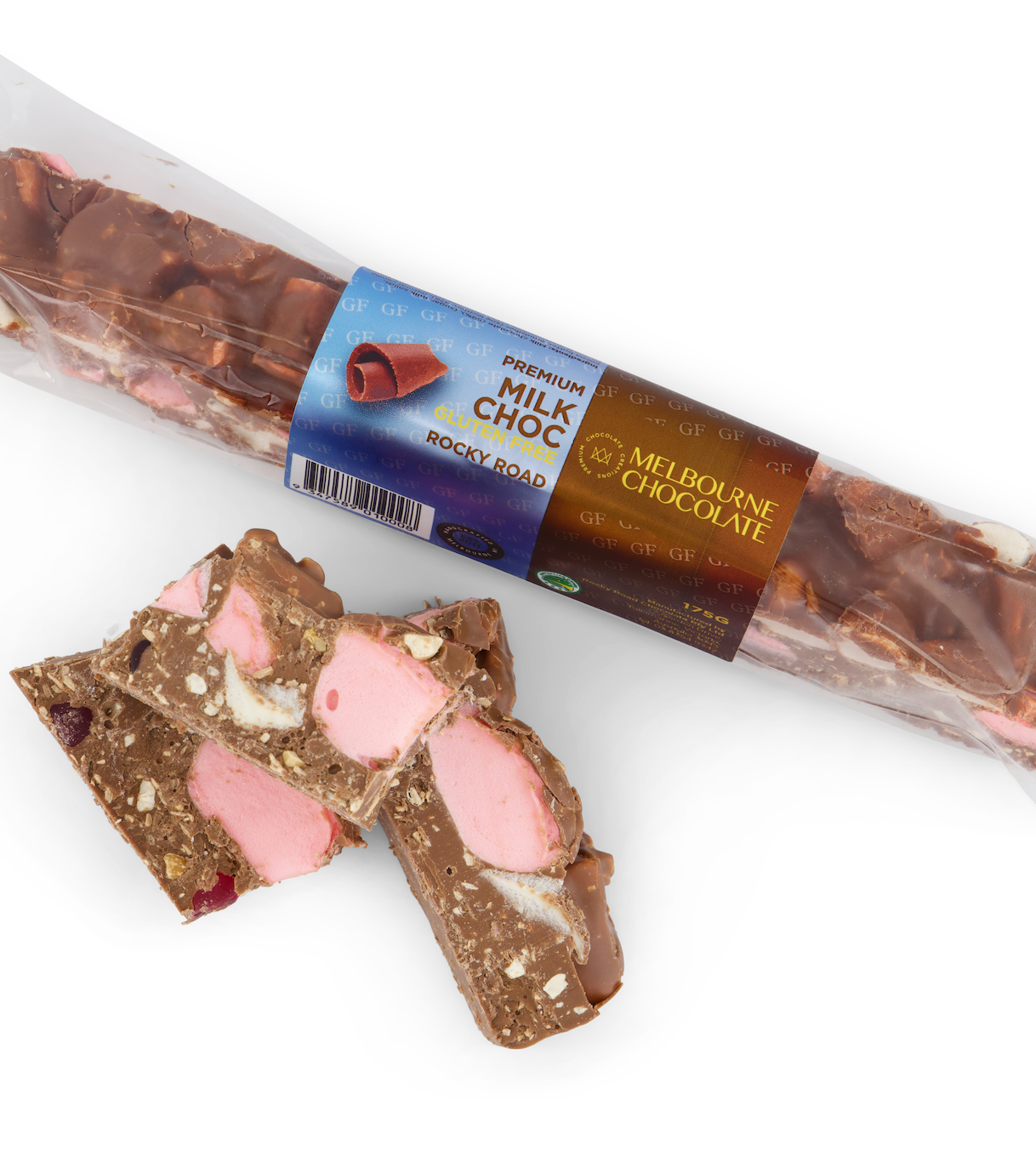 MILK CHOC GLUTEN FREE ROCKY ROAD