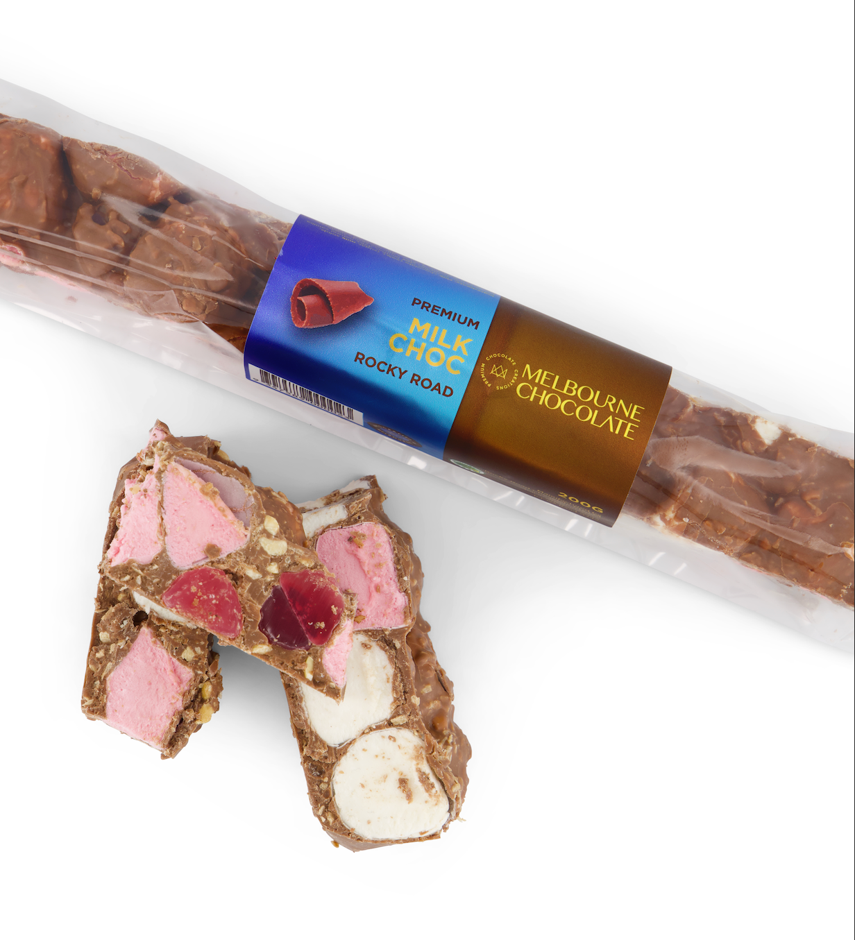 MILK CHOC ROCKY ROAD 