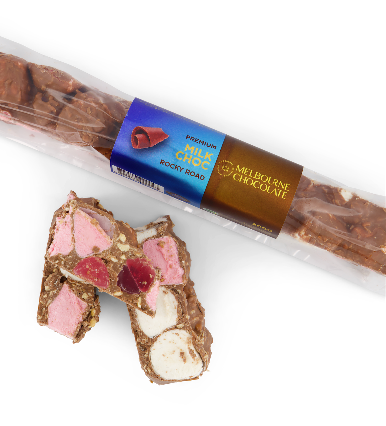 MILK CHOC ROCKY ROAD 