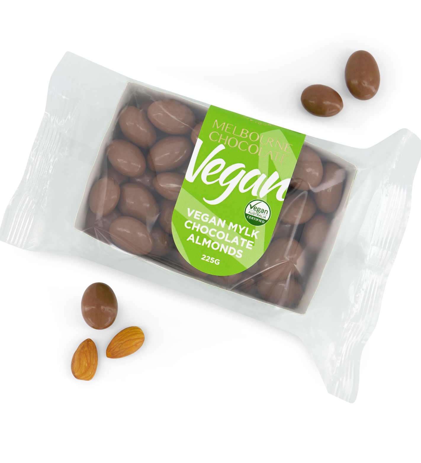 VEGAN MYLK CHOCOLATE ALMONDS