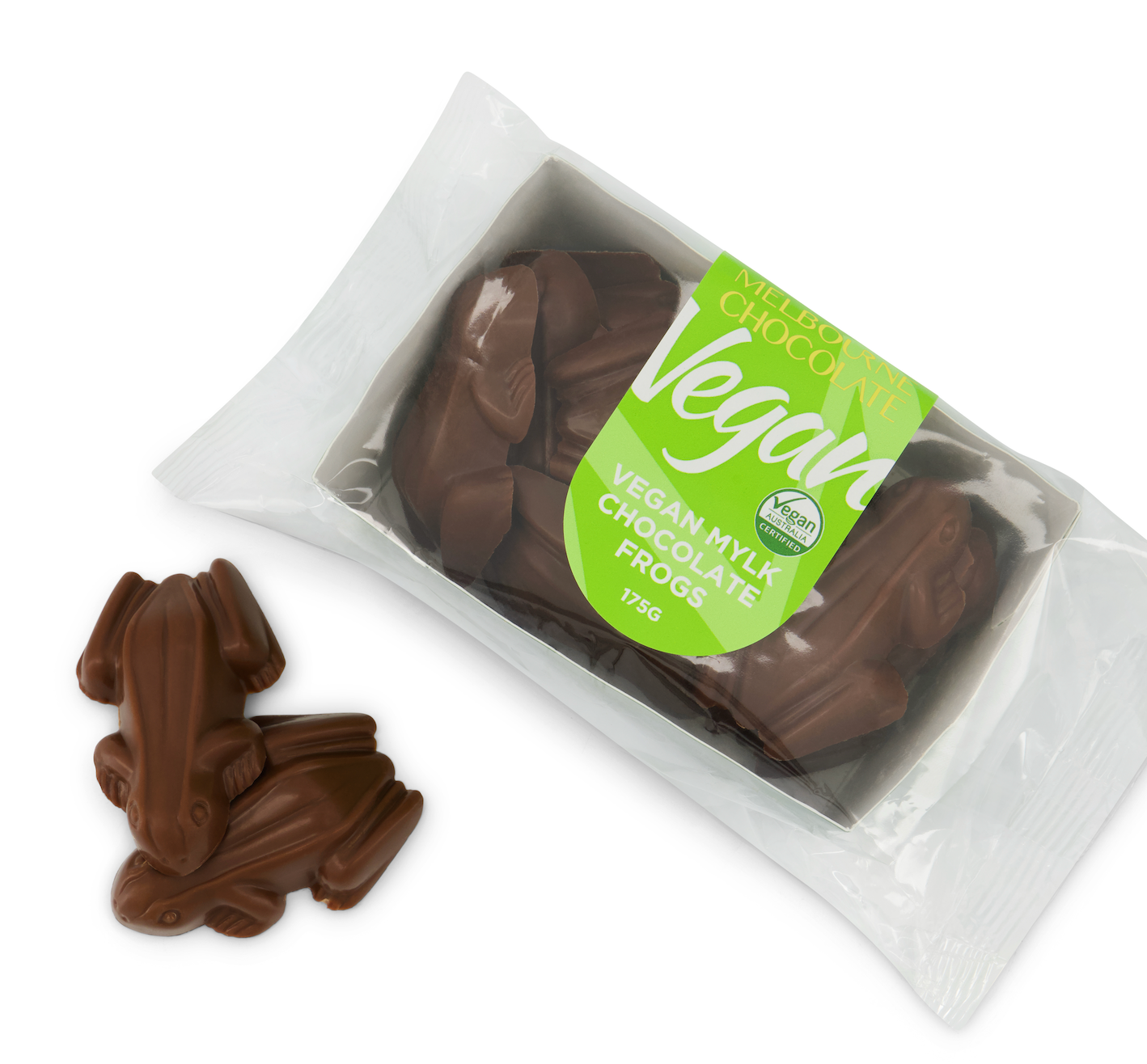 VEGAN MYLK CHOCOLATE FROGS