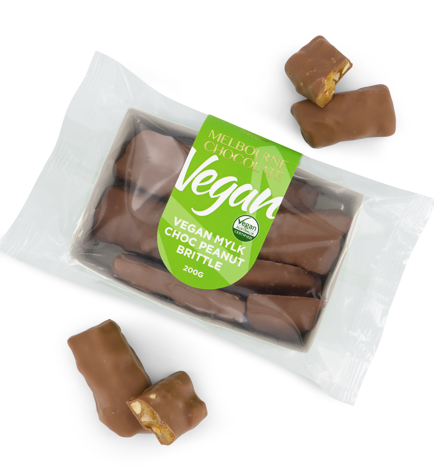 Vegan Mylk Chocolate Peanut Brittle
